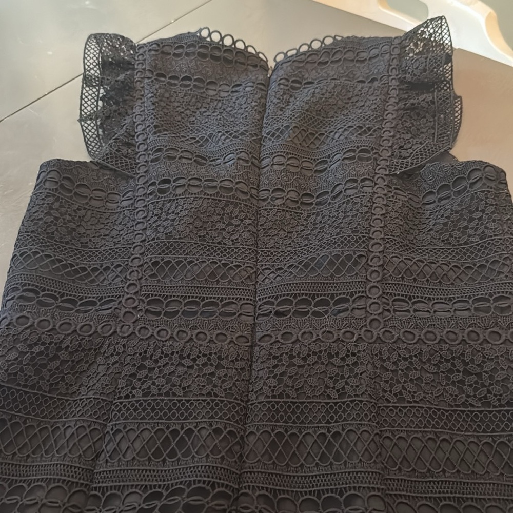J. Crew black lace dress - Picture 10 of 12